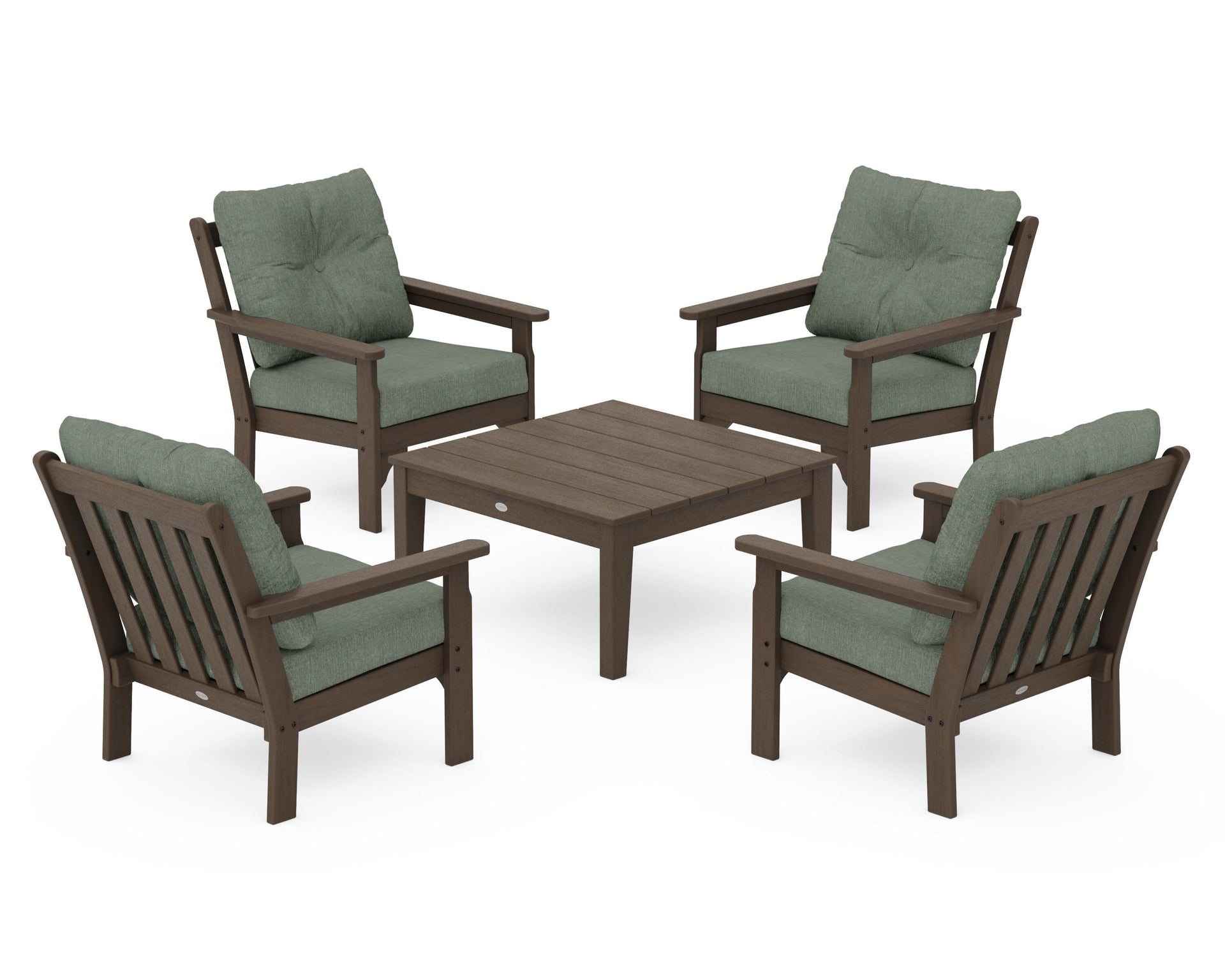 Vineyard 5-Piece Deep Seating Conversation Set