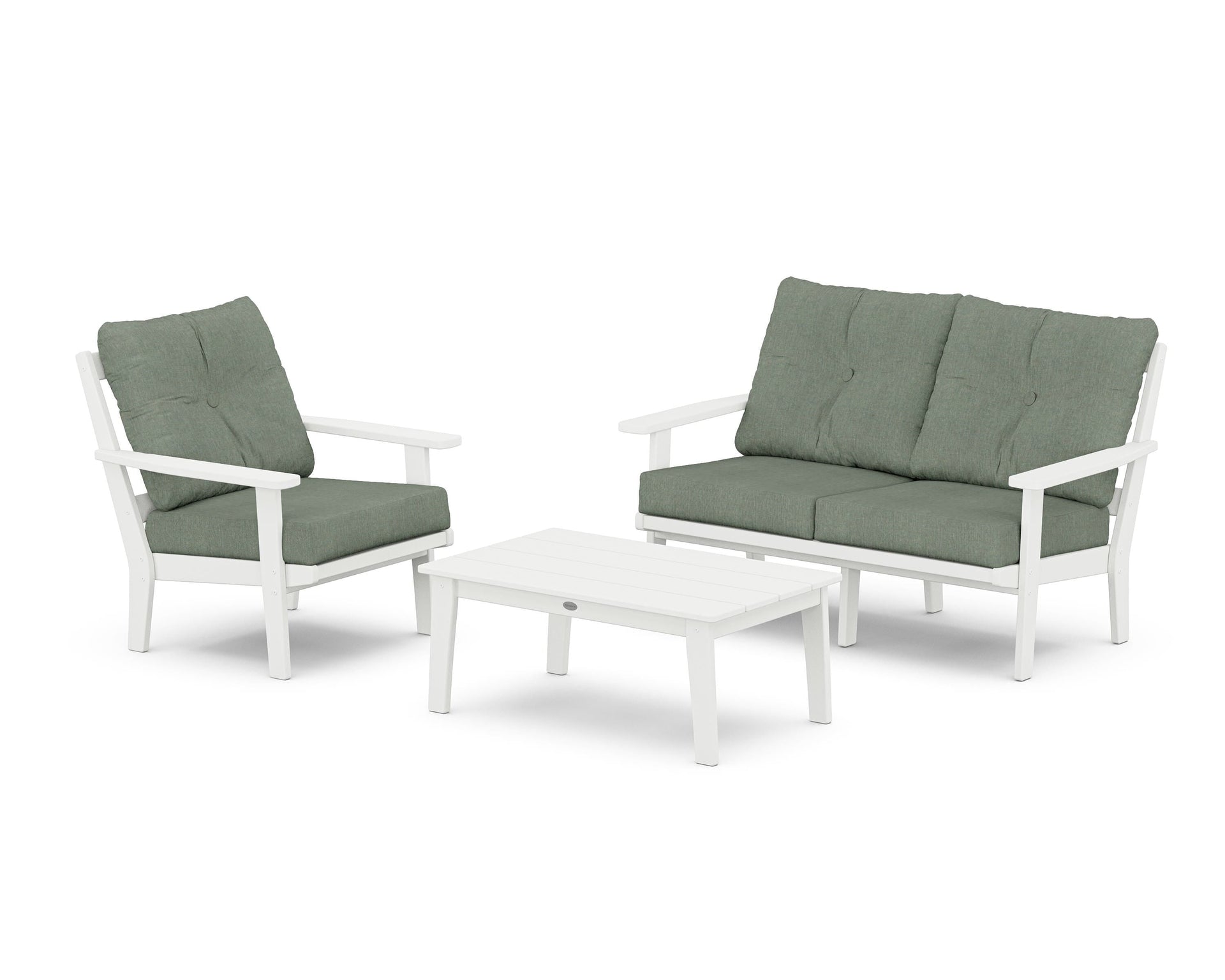 Oxford 3-Piece Deep Seating Set with Loveseat