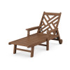 Chippendale Chaise with Arms and Wheels