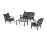 Chippendale 4-Piece Deep Seating Set with Loveseat