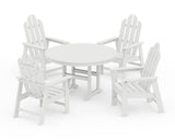 Long Island 5-Piece Round Farmhouse Dining Set