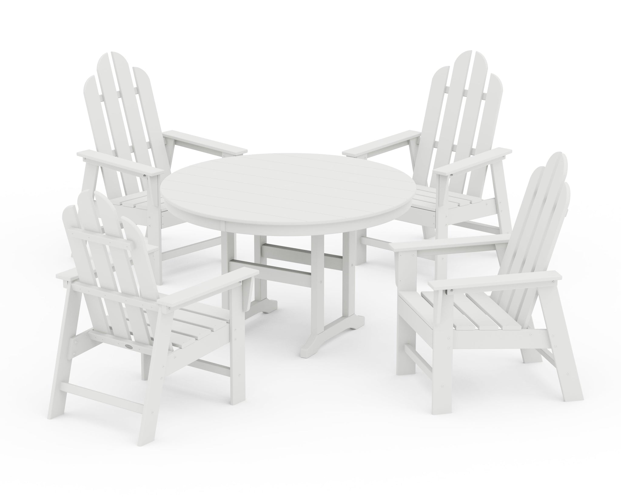 Long Island 5-Piece Round Farmhouse Dining Set