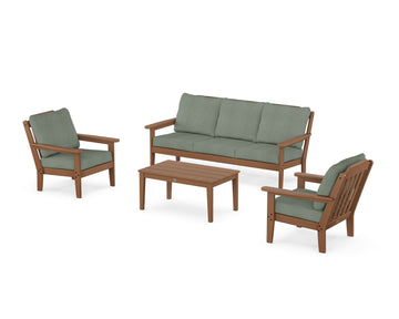 Cottage 4-Piece Deep Seating Set with Sofa
