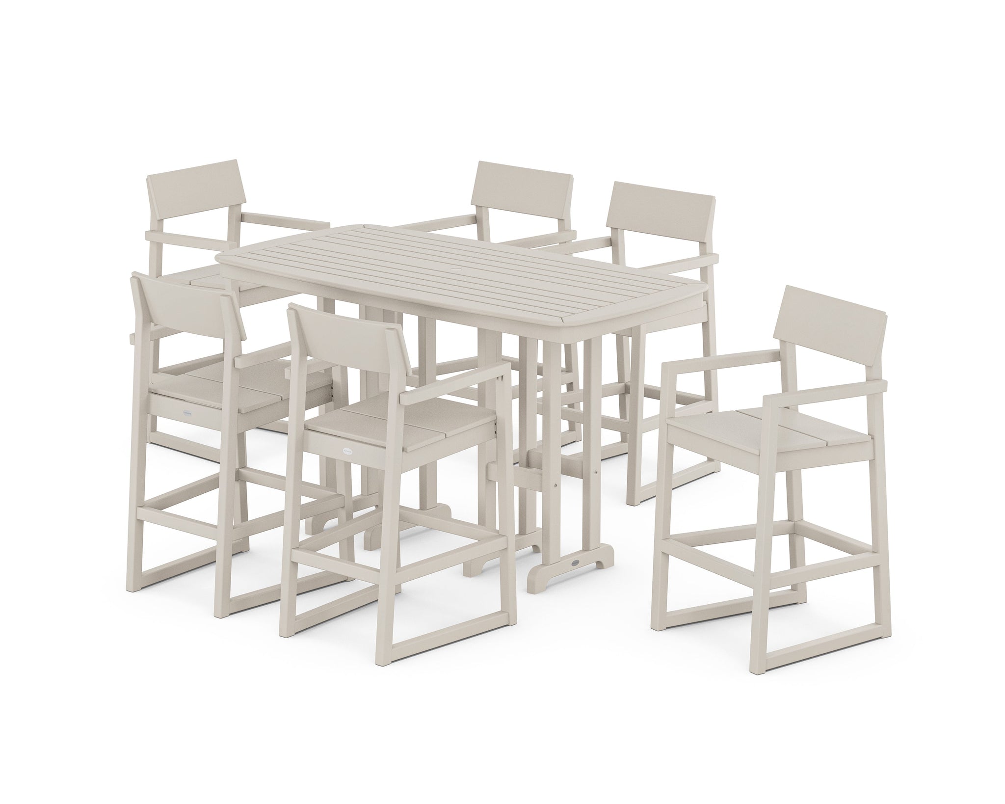 EDGE Arm Chair 7-Piece Bar Set