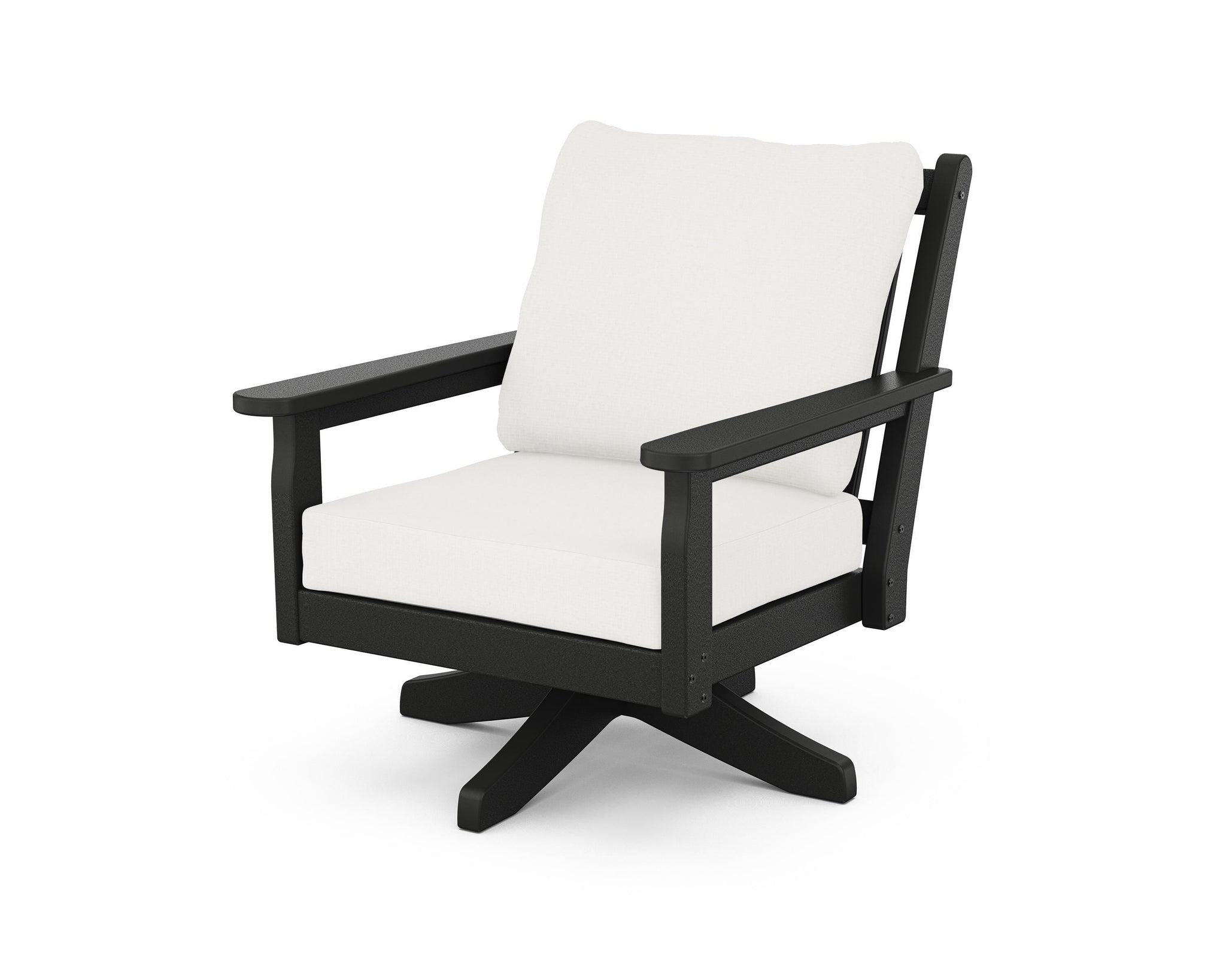 Chippendale Deep Seating Swivel Chair