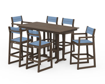 EDGE Sling 7-Piece Farmhouse Bar Set