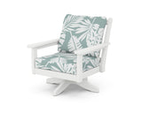 Chippendale Deep Seating Swivel Chair