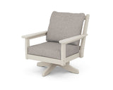 Chippendale Deep Seating Swivel Chair