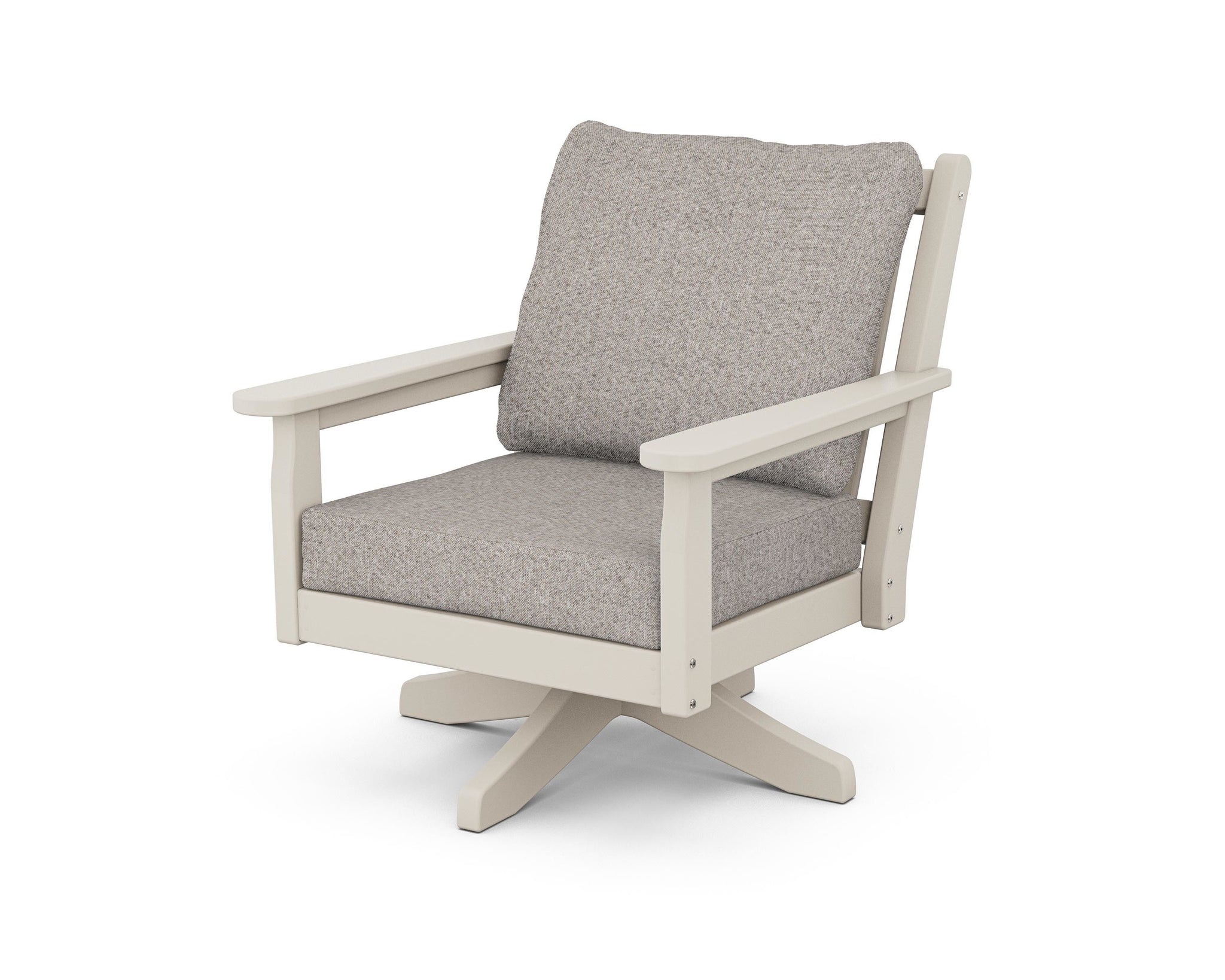 Chippendale Deep Seating Swivel Chair