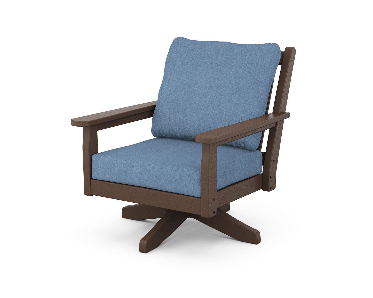 Chippendale Deep Seating Swivel Chair