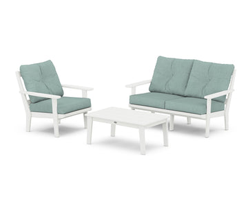 Oxford 3-Piece Deep Seating Set with Loveseat