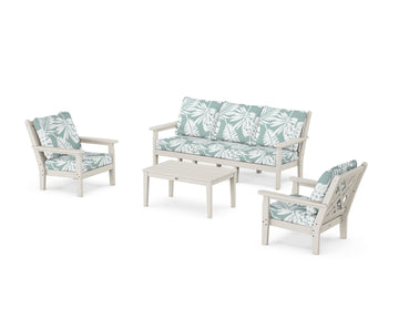 Chippendale 4-Piece Deep Seating Set with Sofa