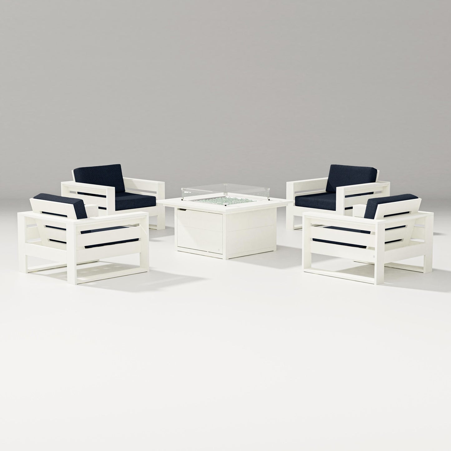 Latitude 5-Piece Lounge Fire Table Set