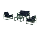 EDGE Sectional 4-Piece Deep Seating Set with Loveseat
