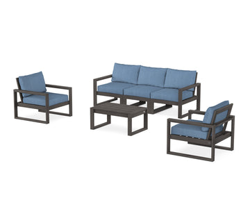 EDGE Sectional 4-Piece Deep Seating Set with Sofa