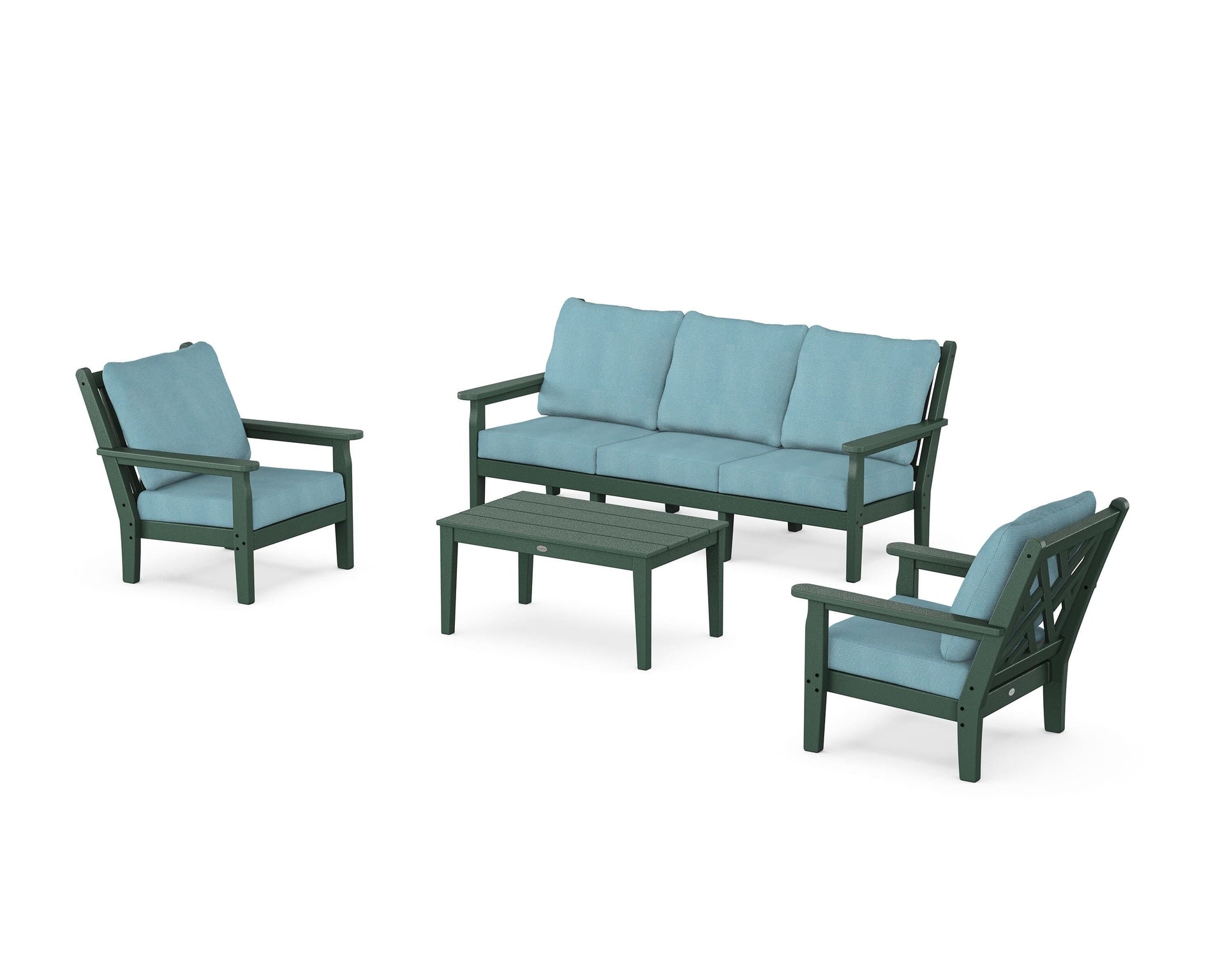 Chippendale 4-Piece Deep Seating Set with Sofa