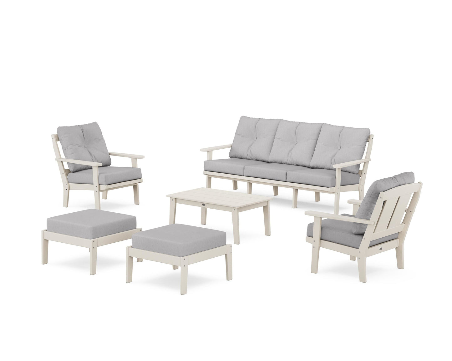 Mission 6-Piece Lounge Sofa Set
