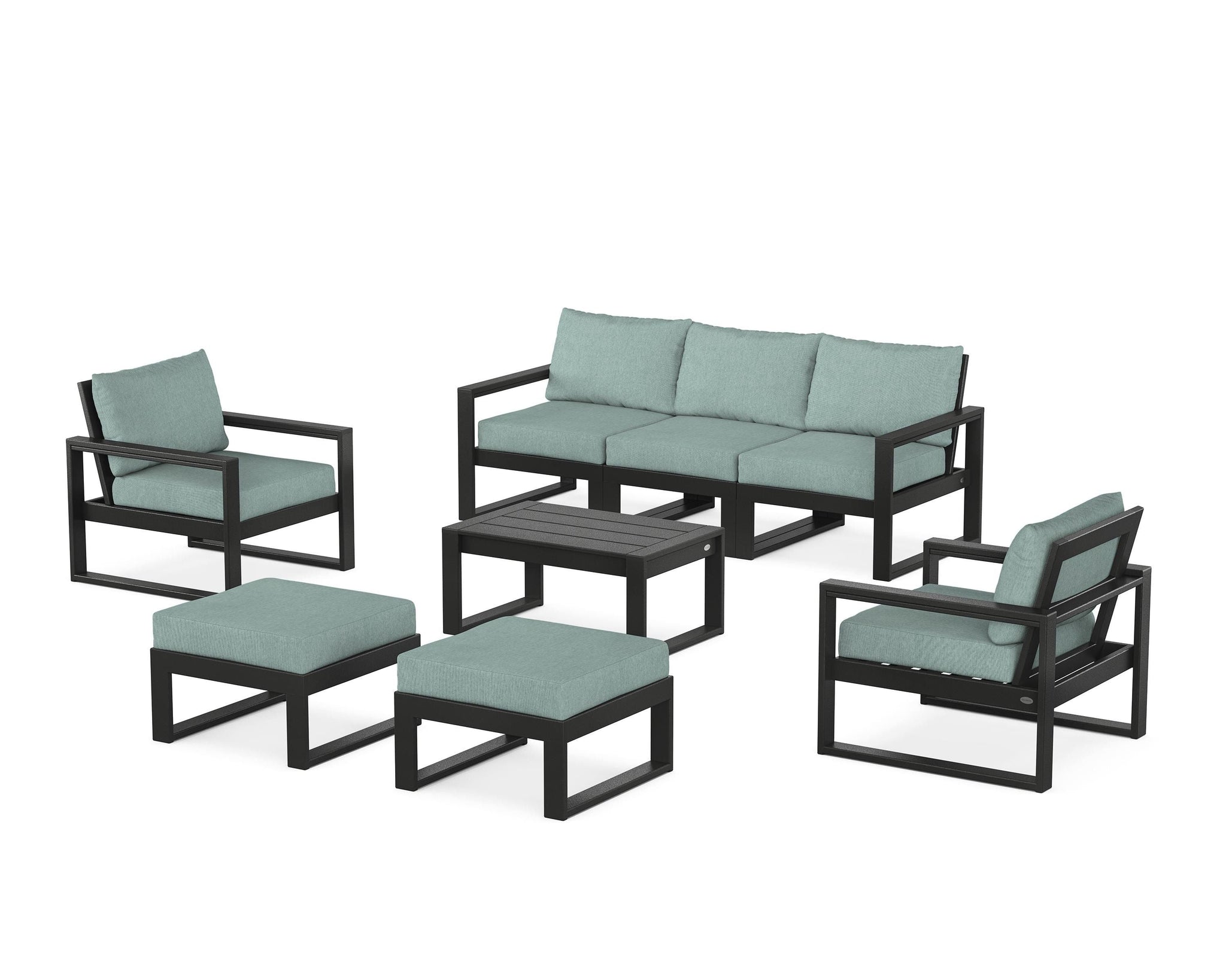 EDGE Sectional 8-Piece Lounge Sofa Set