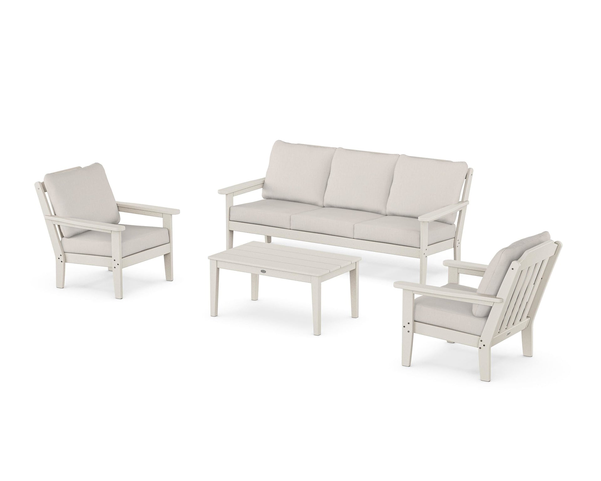 Cottage 4-Piece Deep Seating Set with Sofa