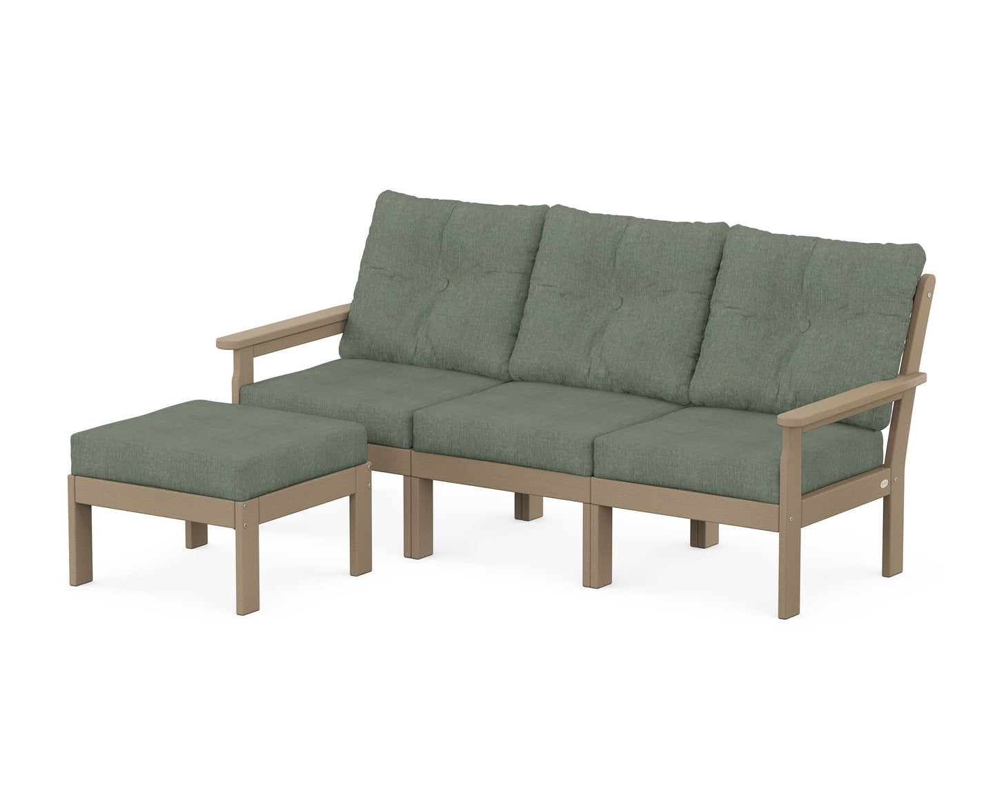 Vineyard 4-Piece Sectional with Ottoman