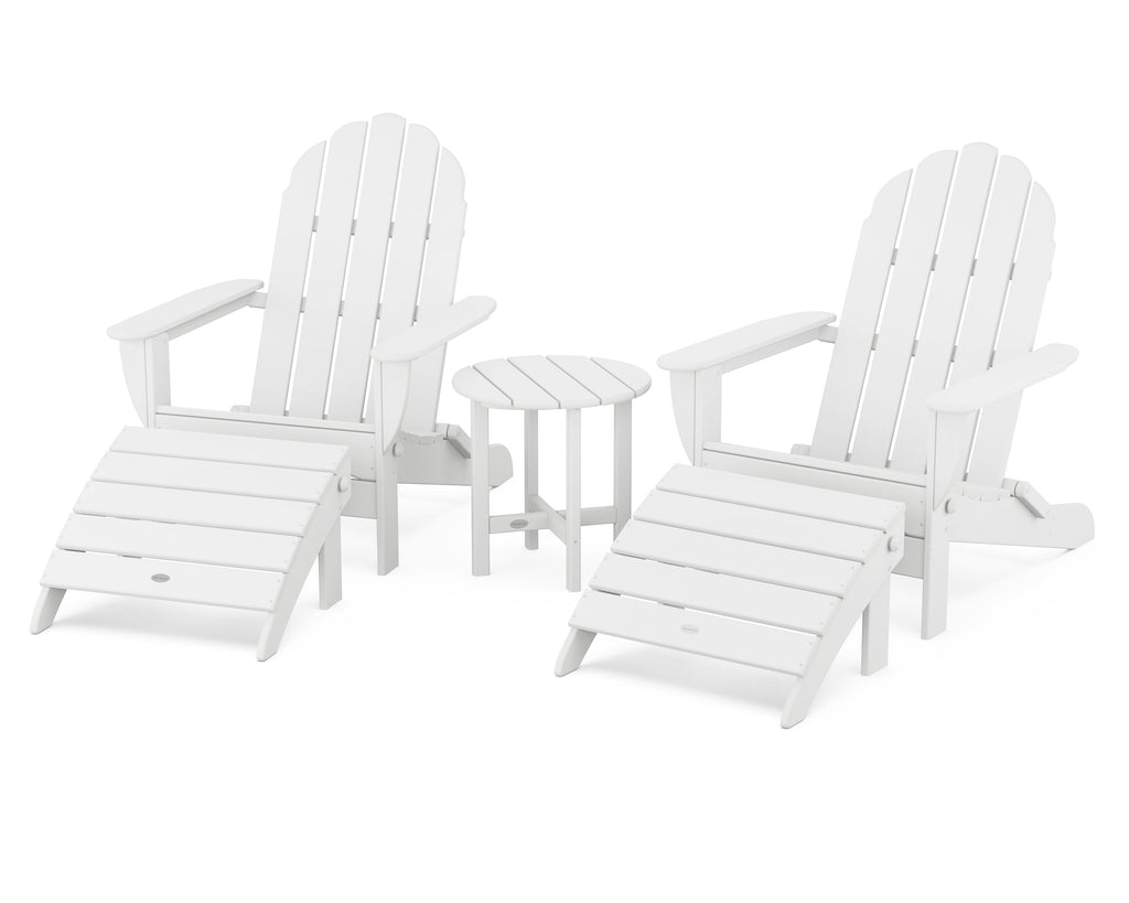 Classic Oversized Adirondack 5-Piece Casual Set