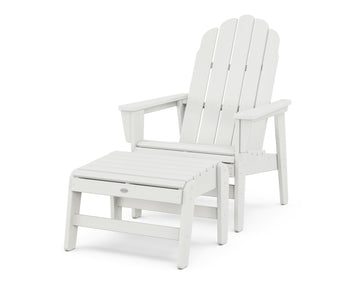 Vineyard Grand Upright Adirondack Chair with Ottoman