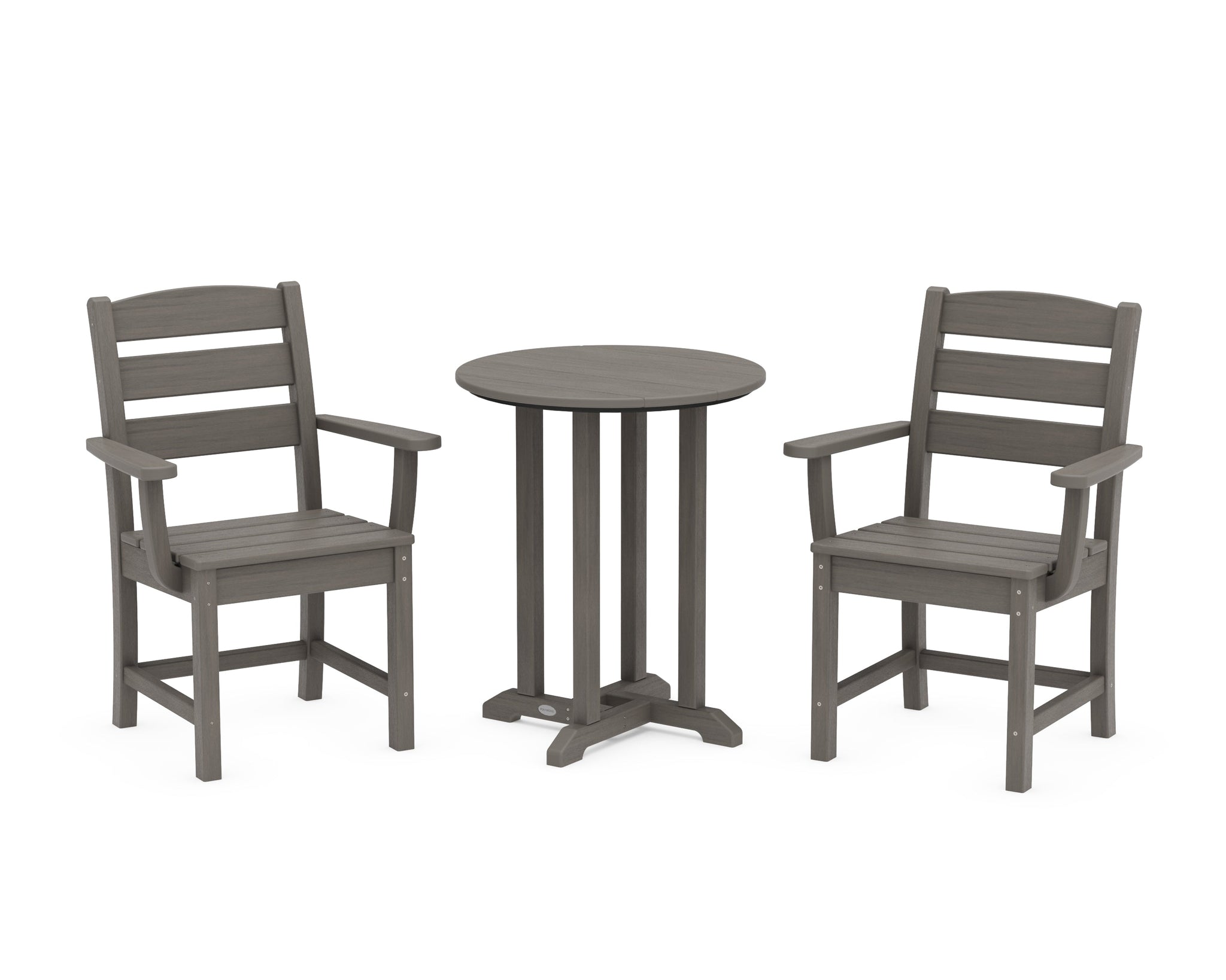 Lakeside 3-Piece Round Bistro Dining Set