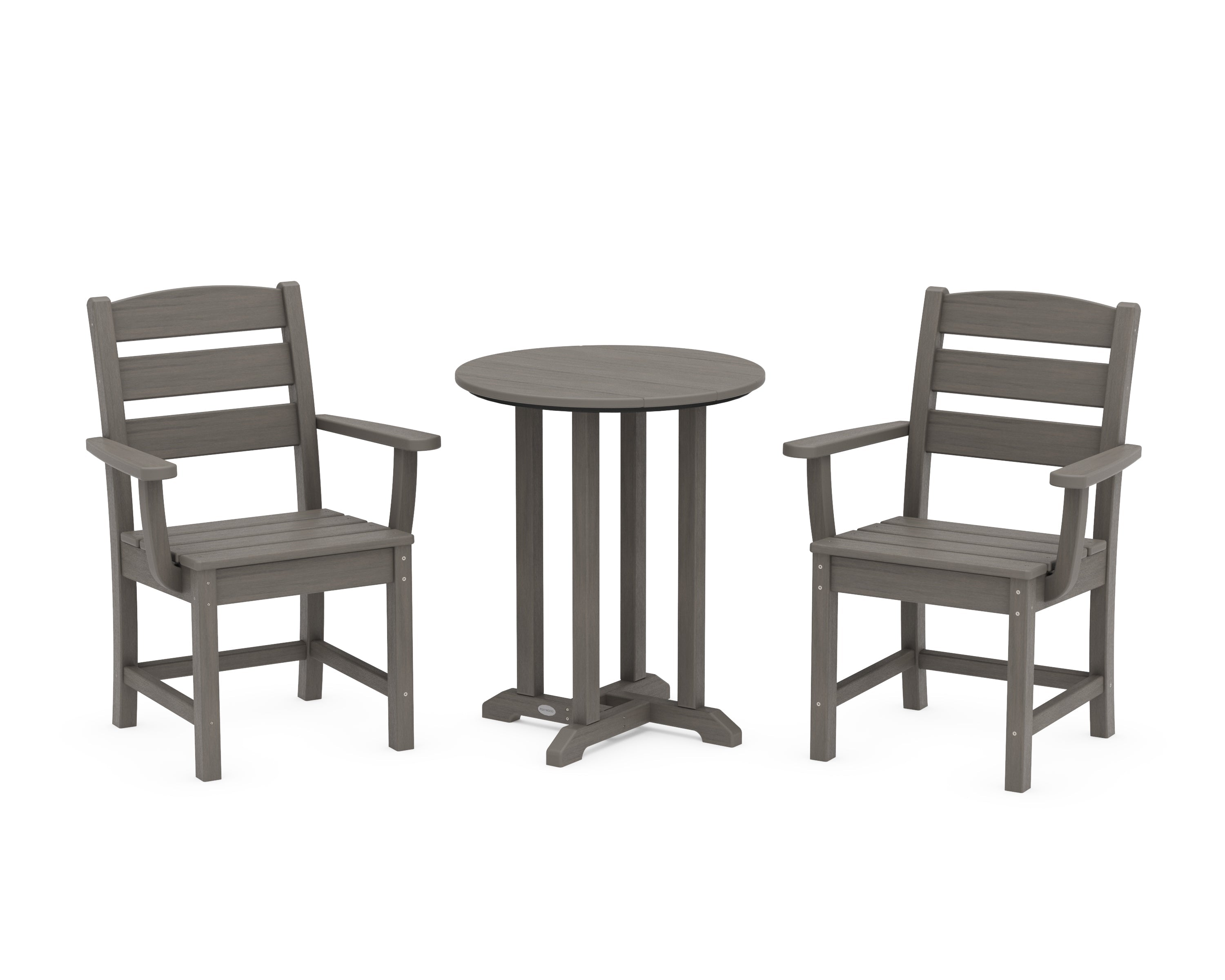 Lakeside 3-Piece Round Bistro Dining Set