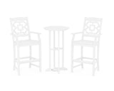 Chinoiserie 3-Piece Farmhouse Bar Set