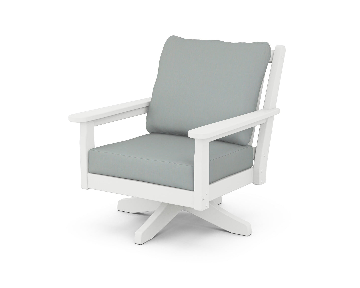 Chippendale Deep Seating Swivel Chair