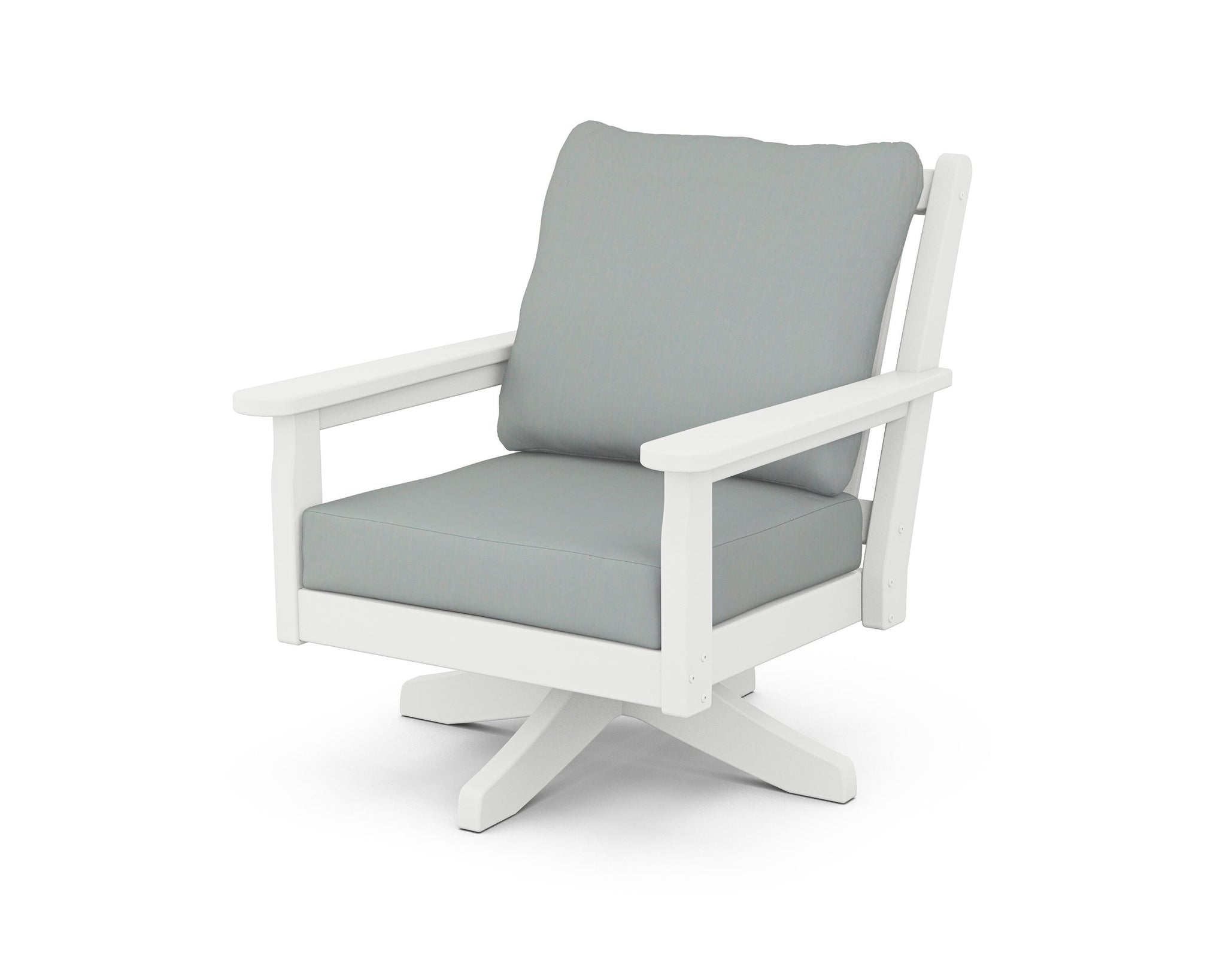Chippendale Deep Seating Swivel Chair