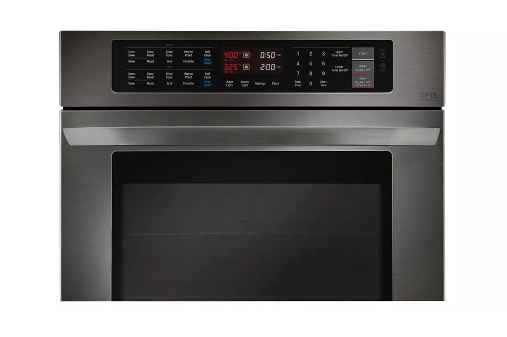 LG Black Stainless Steel Series 9.4 cu. ft Total Capacity Double Wall Oven