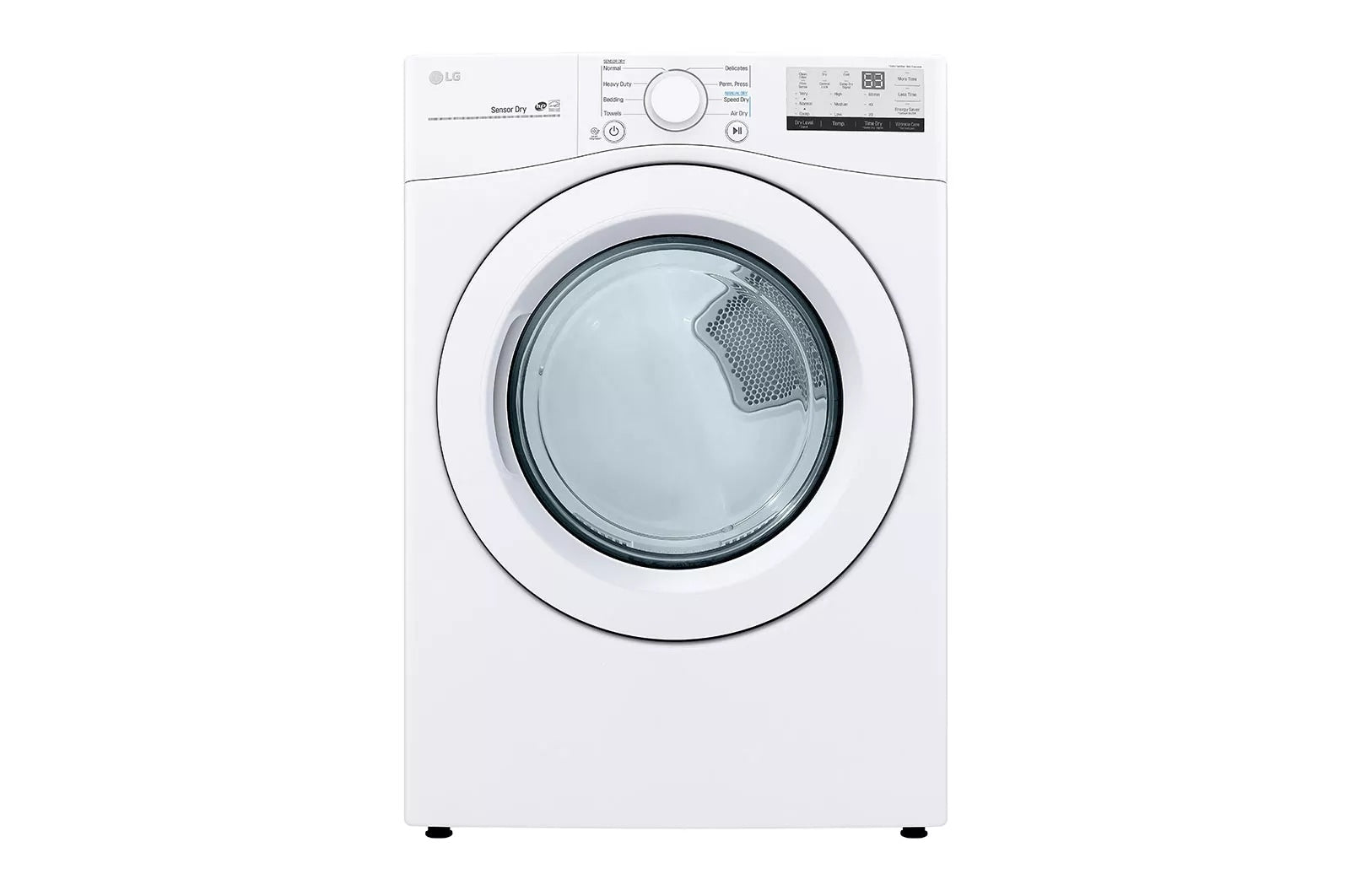 LG 7.4 cu. ft. Large Capacity Electric Dryer - White