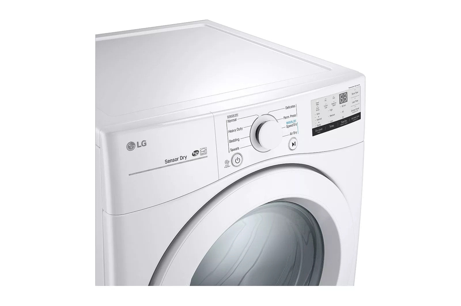 LG 7.4 cu. ft. Large Capacity Electric Dryer - White