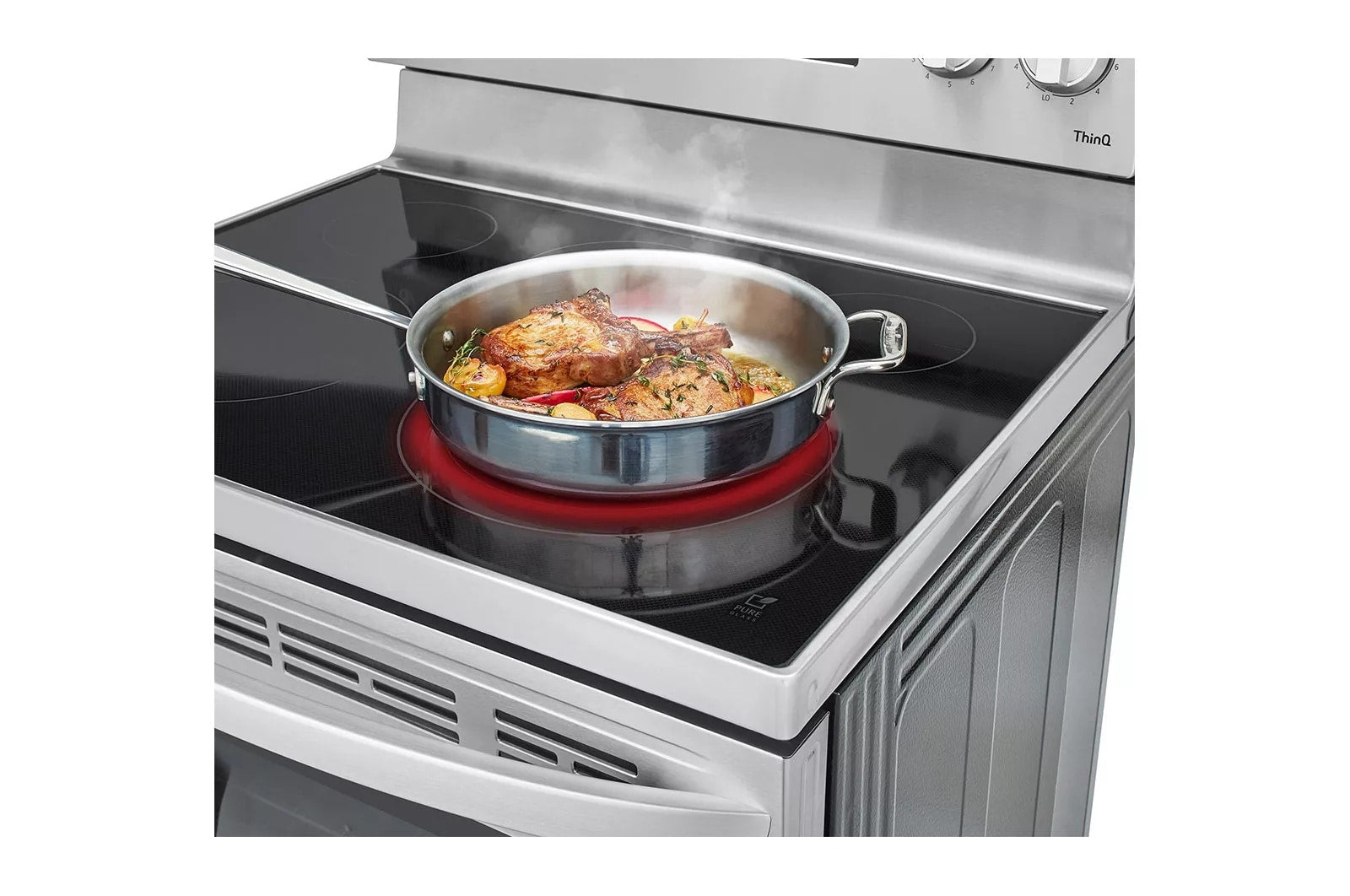 LG 6.3 cu. ft. Smart Wi-Fi Enabled Fan Convection Electric Range with Air Fry & EasyClean®