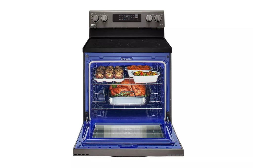 LG 6.3 cu. ft. Smart Wi-Fi Enabled Fan Convection Electric Range with Air Fry & EasyClean®