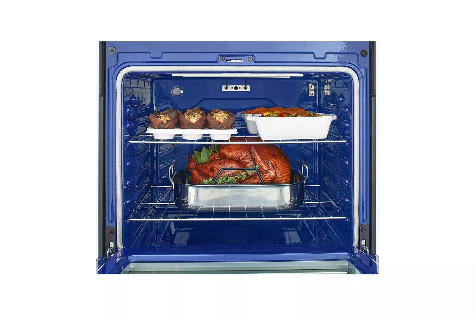 LG 6.3 cu. ft. Smart Wi-Fi Enabled Fan Convection Electric Range with Air Fry & EasyClean®