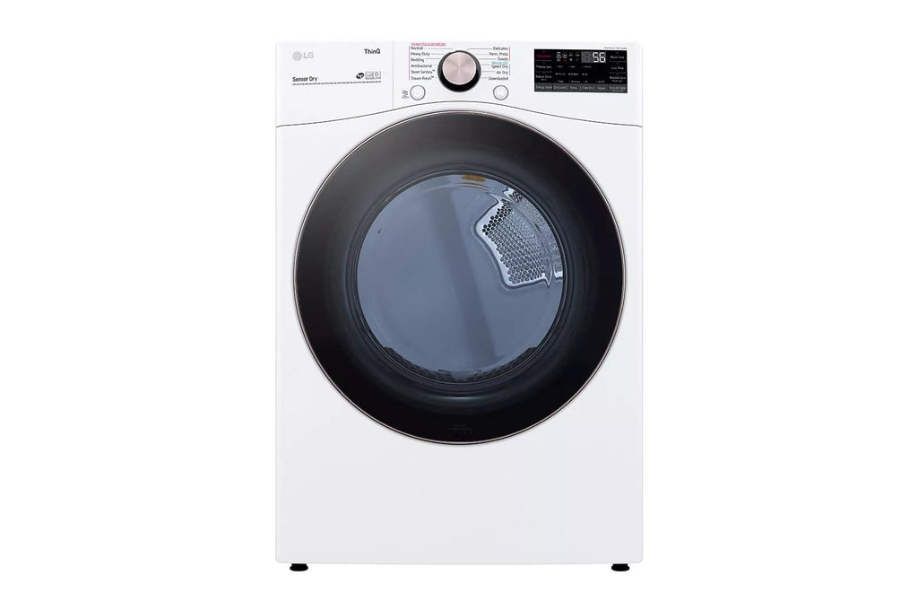 LG 7.4 cu. ft. Large Capacity Front Load Electric Dryer - White