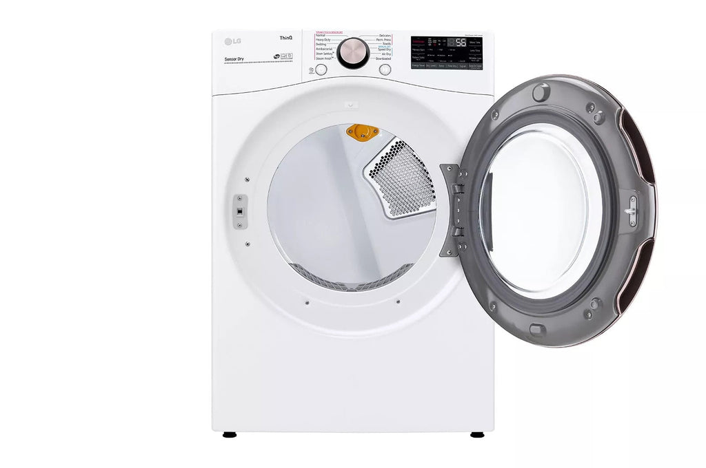 LG 7.4 cu. ft. Large Capacity Front Load Electric Dryer - White