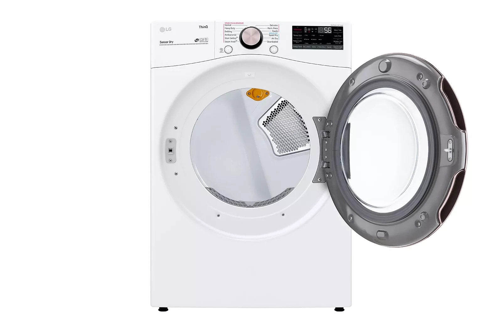 LG 7.4 cu. ft. Large Capacity Front Load Electric Dryer - White