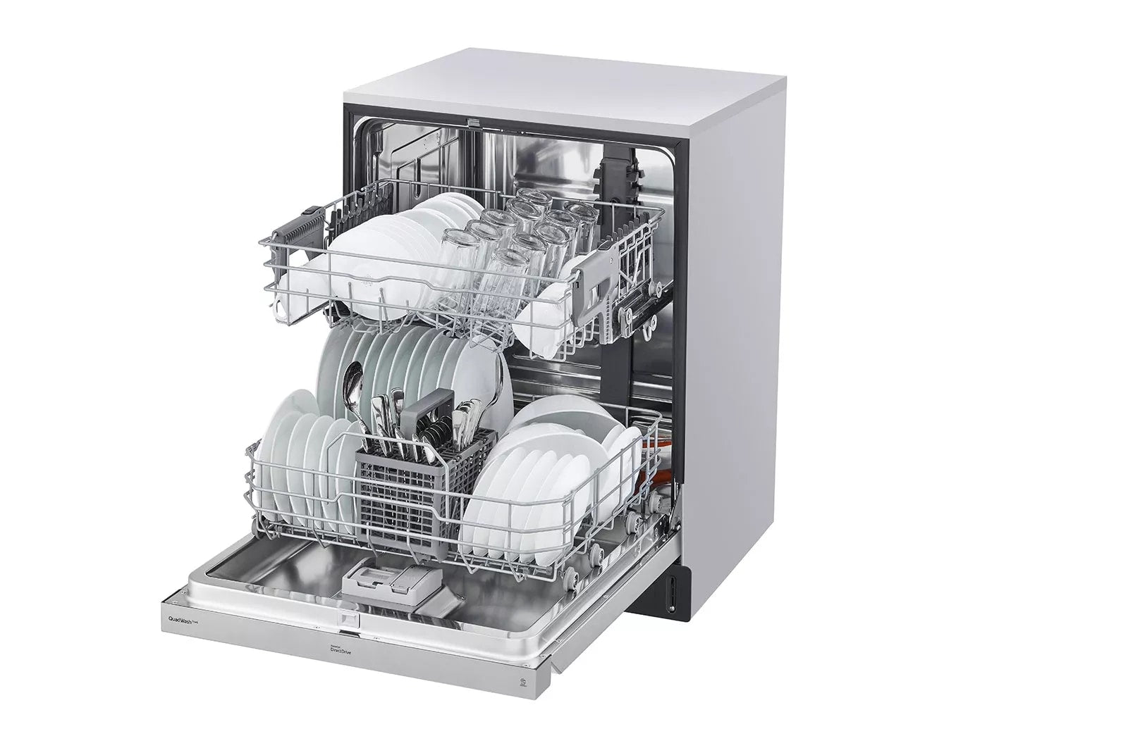 LG 24-inch Wide Front Control Dishwasher in Stainless Steel - ADFD5448AT