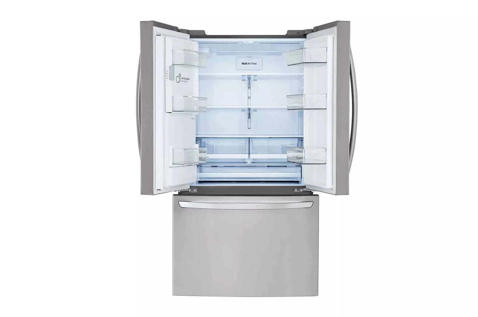 LG 28 cu. ft. 3 Door French Door, Standard Depth, Ice and Water with Single Ice Maker
