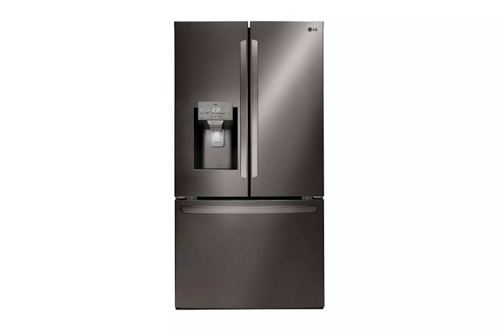 LG 28 cu.ft 3 Door French Door, Standard Depth, Ice and Water with Single Ice