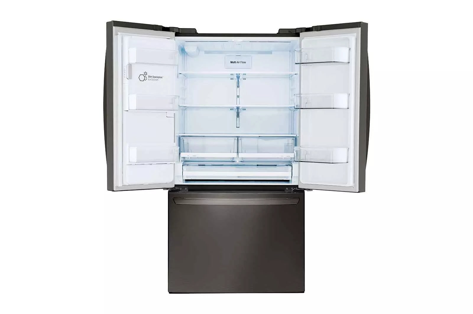 LG 28 cu.ft 3 Door French Door, Standard Depth, Ice and Water with Single Ice