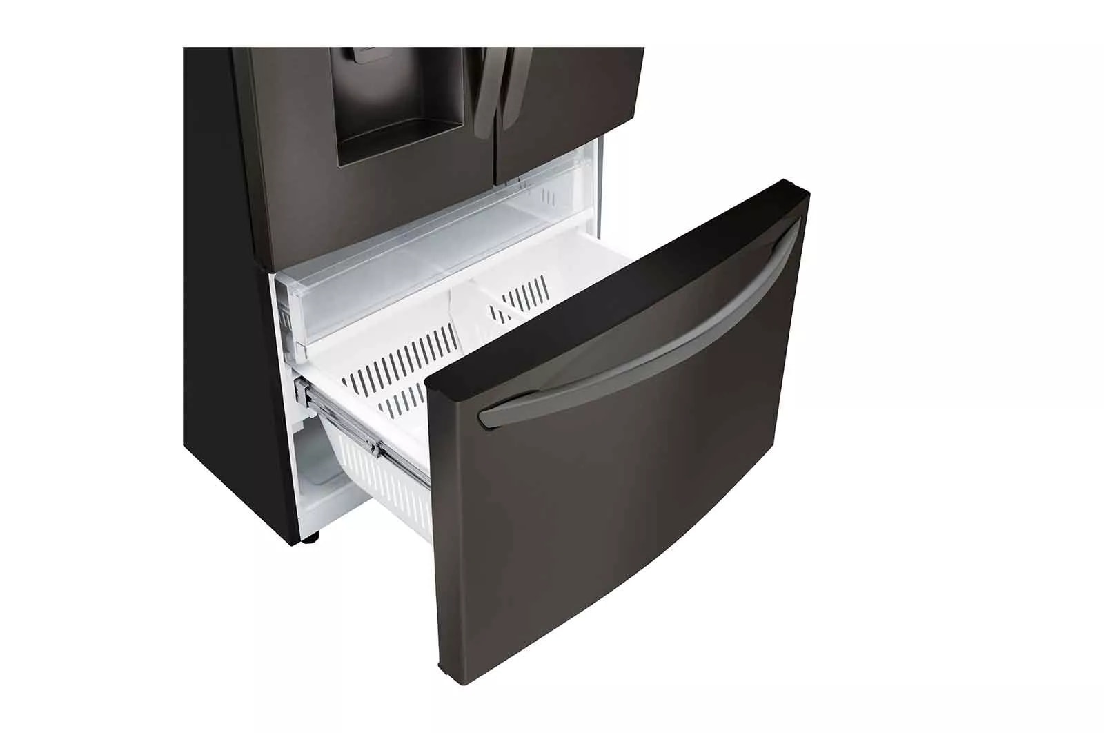 LG 28 cu.ft 3 Door French Door, Standard Depth, Ice and Water with Single Ice