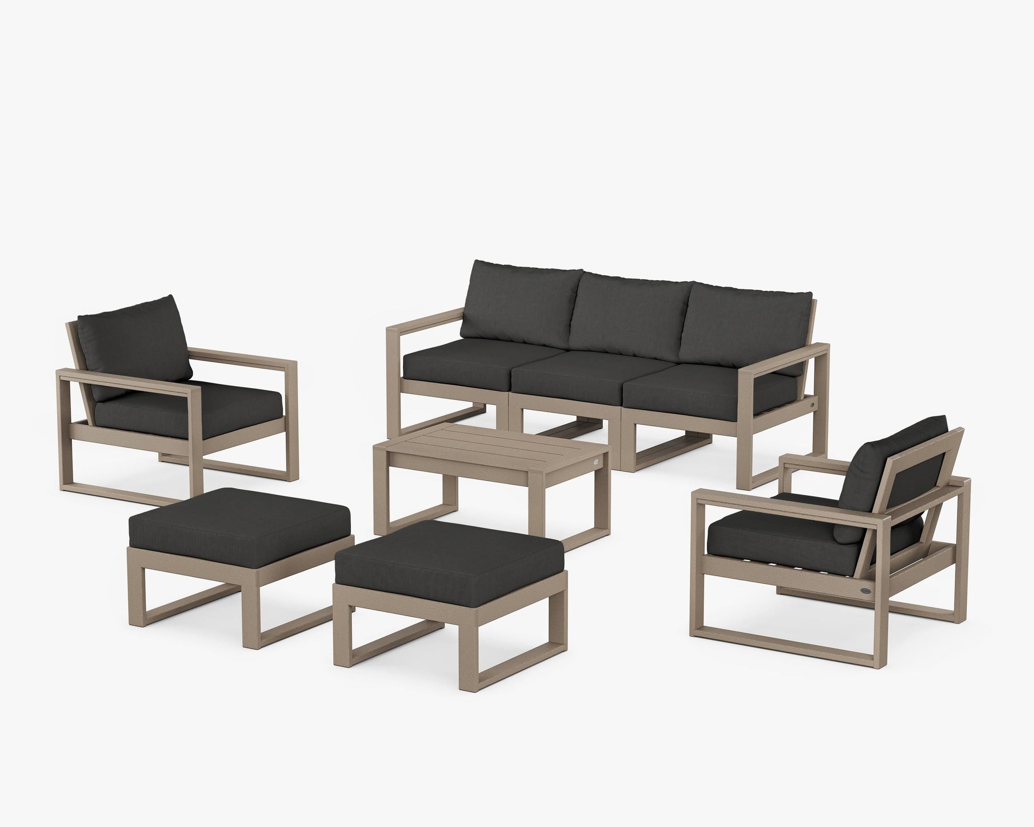EDGE Sectional 8-Piece Lounge Sofa Set
