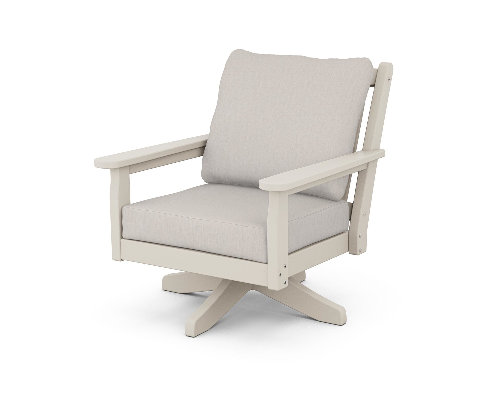 Chippendale Deep Seating Swivel Chair