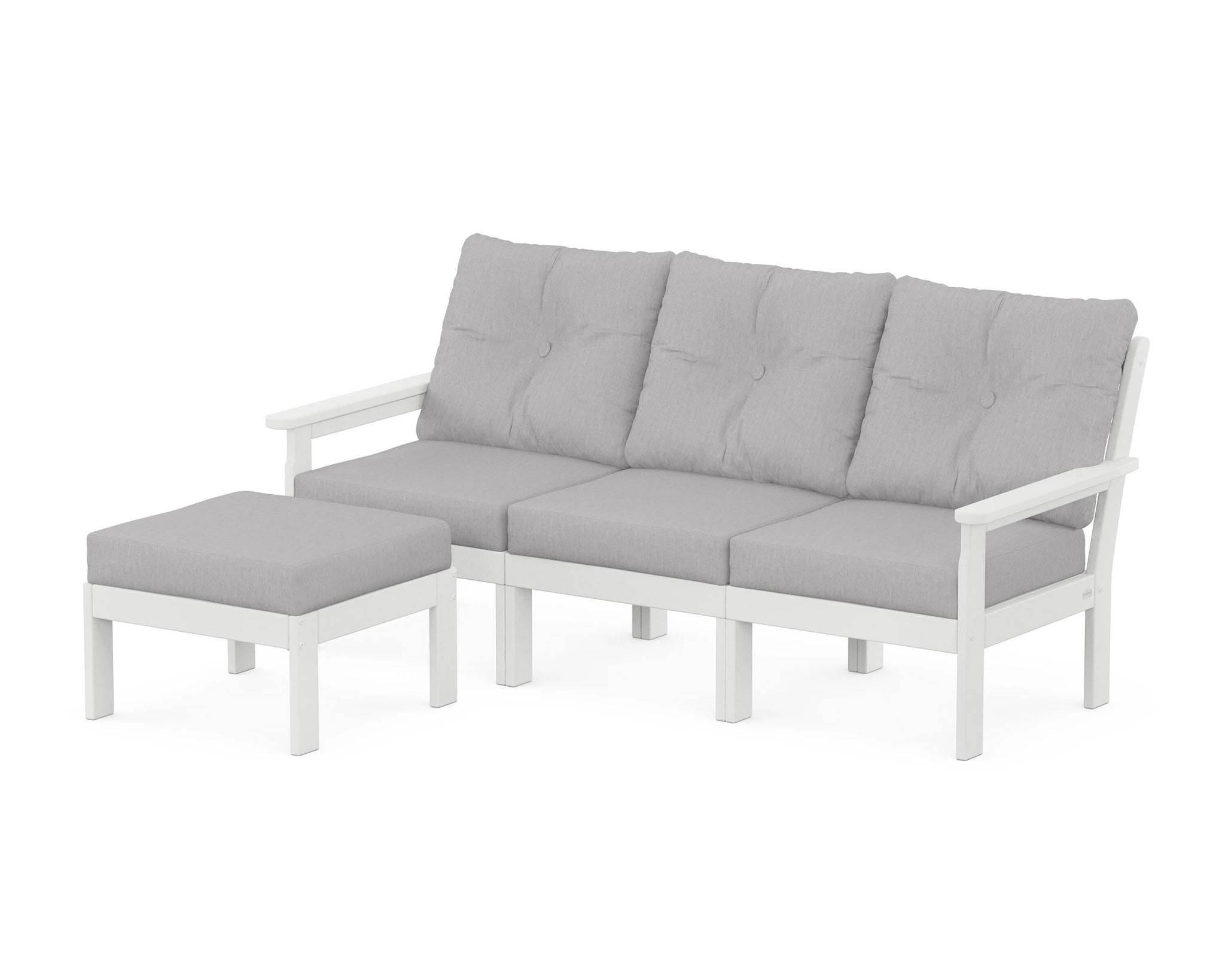 Vineyard 4-Piece Sectional with Ottoman