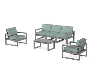 EDGE Sectional 4-Piece Deep Seating Set with Sofa