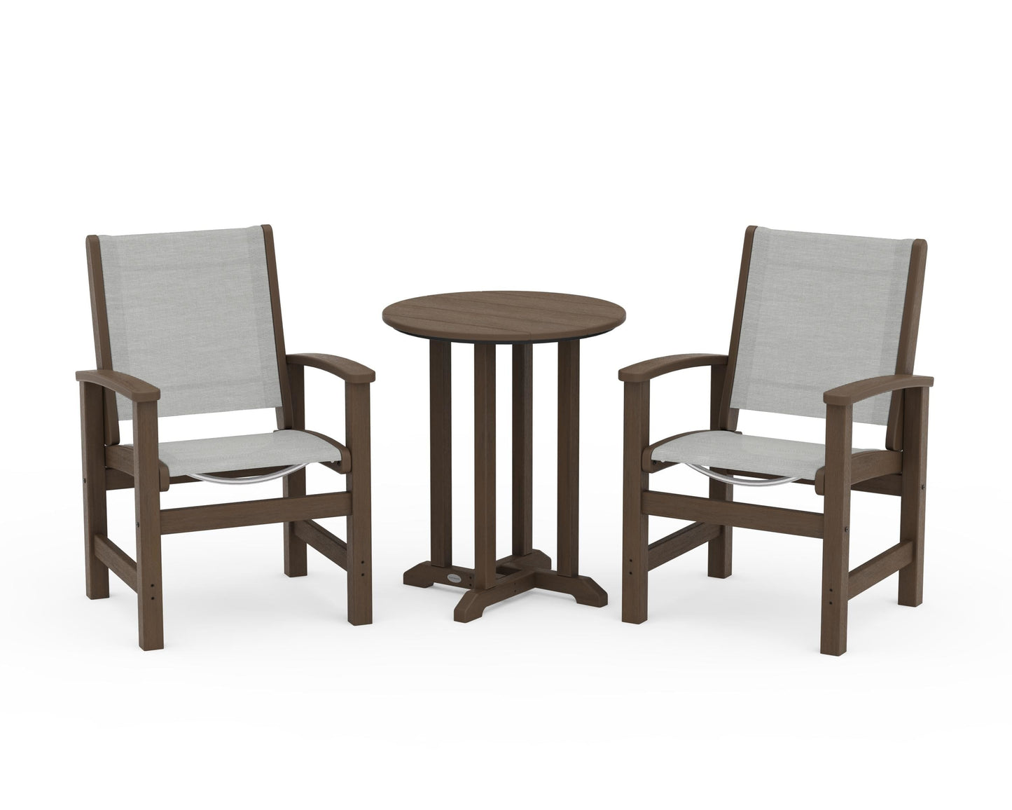 Coastal 3-Piece Round Bistro Dining Set